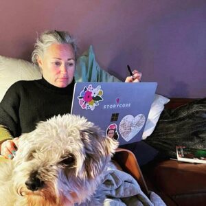 Katy, Storycore, and the dog